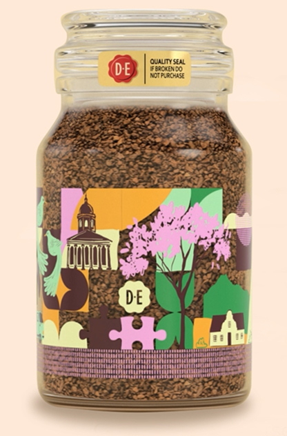 Decorative coffee jar